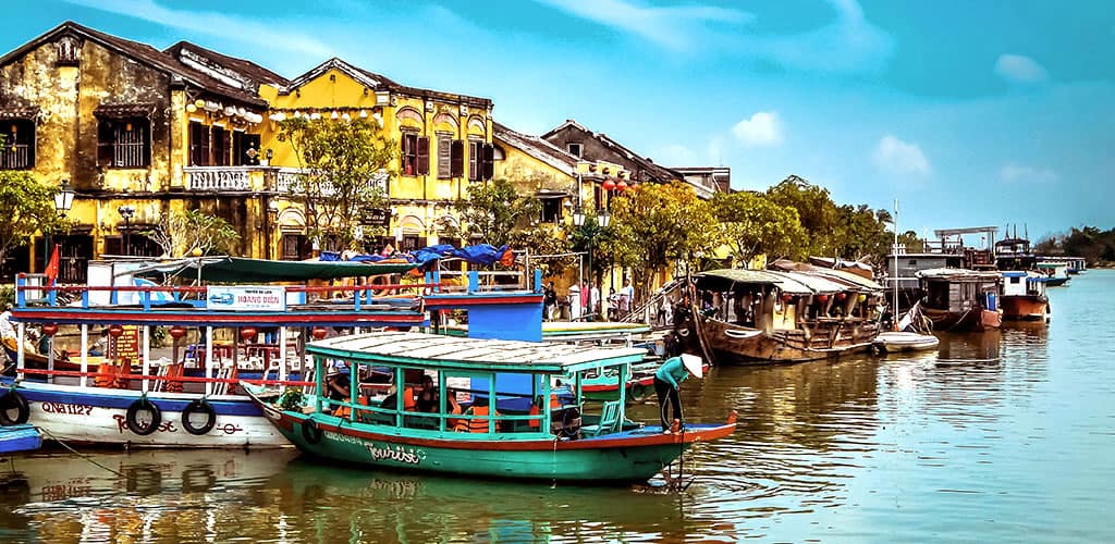Riverfront in Hoi An, Vietnam